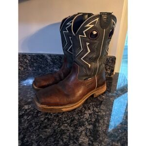 Tony Lama Mens TLX Waterproof Composite Toe Work Boots Brown Black TW3402 9 EE